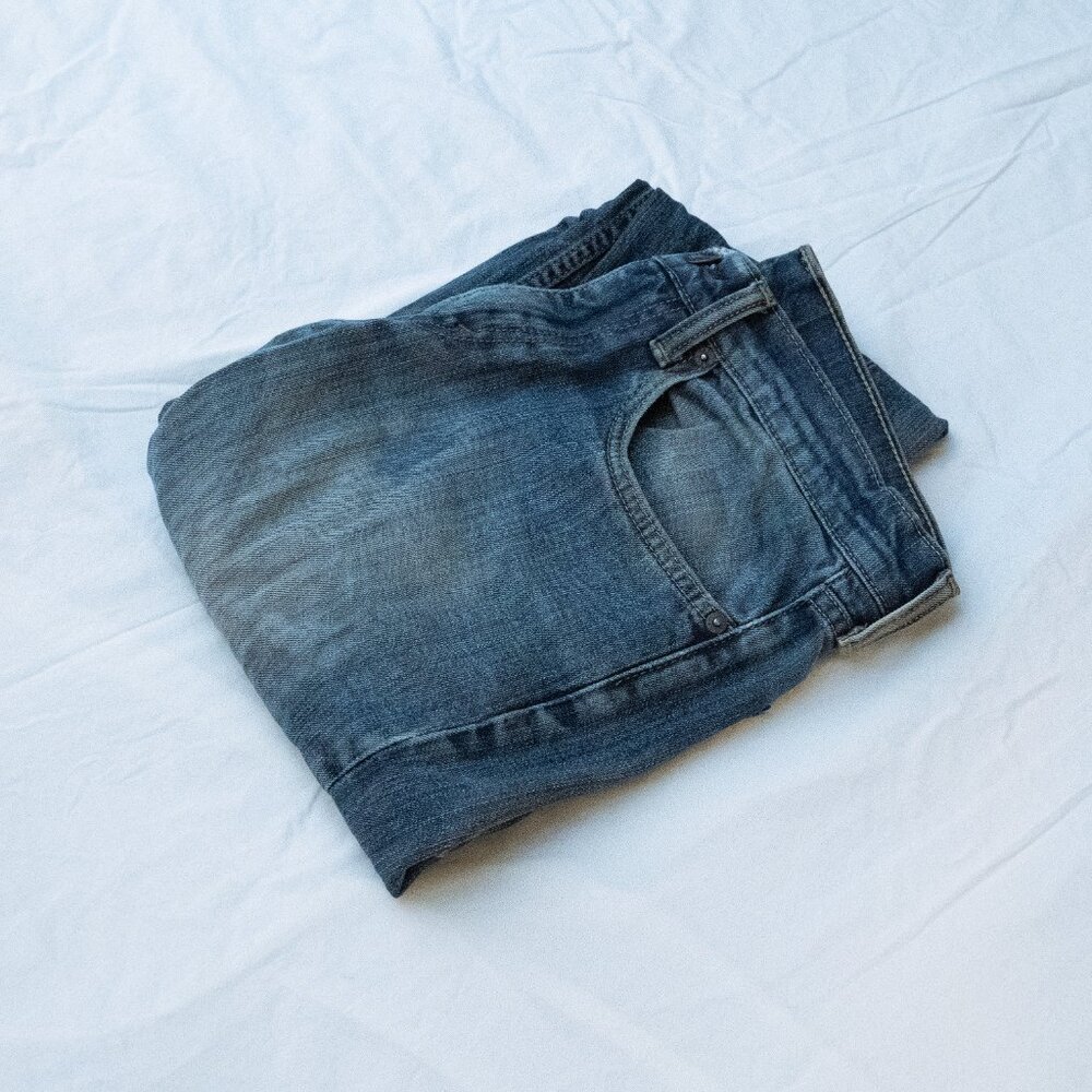 Vintage, Levi, Straight-leg Mid-Rise jeans